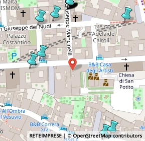 Mappa Vico Rose a S. Potito, 80135 Napoli NA, Italia (0.114)