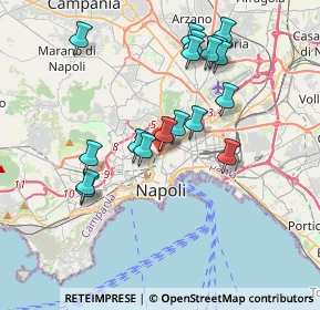 Mappa Vico Rose a S. Potito, 80135 Napoli NA, Italia (3.83889)