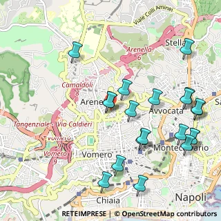 Mappa Via Alberto Verdinois, 80128 Napoli NA, Italia (1.287)