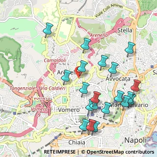 Mappa Via Alberto Verdinois, 80128 Napoli NA, Italia (1.214)