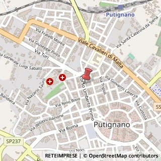Mappa Corso Umberto I, 116, 70017 Putignano, Bari (Puglia)