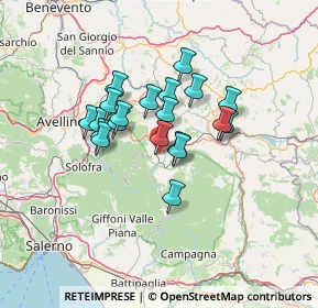 Mappa Unnamed Road, 83048 Montella AV, Italia (10.765)