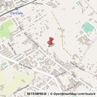 Mappa Via L. Giordano, 145, 80128 Cercola, Napoli (Campania)