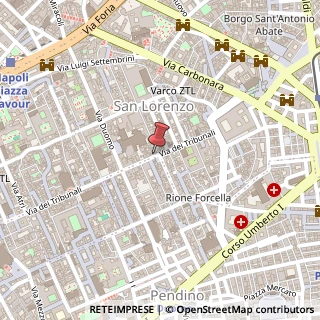 Mappa Via dei Tribunali,  164, 80139 Napoli, Napoli (Campania)