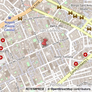Mappa Via dei Tribunali,  132, 80139 Napoli, Napoli (Campania)