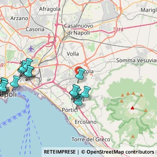 Mappa Via San F. D'Assisi, 80040 Cercola NA, Italia (6.08444)