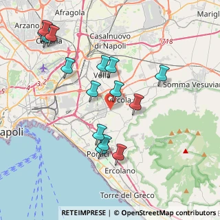 Mappa Via San F. D'Assisi, 80040 Cercola NA, Italia (4.62938)