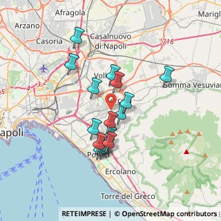 Mappa Via San F. D'Assisi, 80040 Cercola NA, Italia (3.2125)