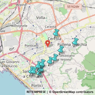 Mappa Via San F. D'Assisi, 80040 Cercola NA, Italia (2.345)