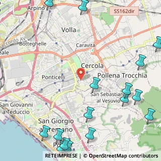Mappa Via San F. D'Assisi, 80040 Cercola NA, Italia (3.64188)
