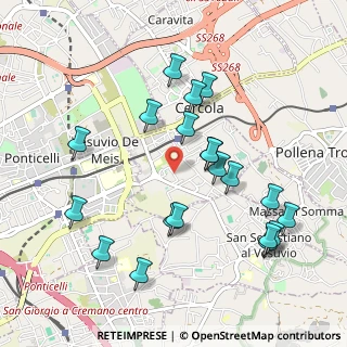 Mappa Via Europa, 80040 Cercola NA, Italia (1.102)