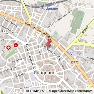 Mappa Via Giovanni Laterza, 6, 70017 Putignano, Bari (Puglia)