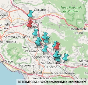 Mappa Via Aiello, 80036 Palma Campania NA, Italia (5.855)