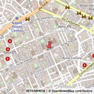 Mappa Via dei Tribunali, 276, 80138 Napoli, Napoli (Campania)