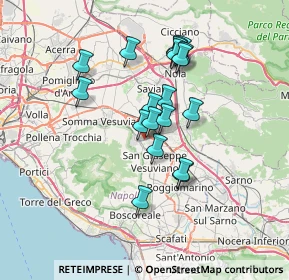 Mappa Via Ferrovie dello Stato, 80044 Ottaviano NA, Italia (6.26158)
