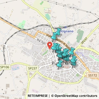 Mappa Via Don Giovanni Minzoni, 70017 Putignano BA, Italia (0.38067)