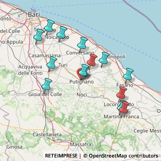 Mappa Via Don Giovanni Minzoni, 70017 Putignano BA, Italia (16.11214)