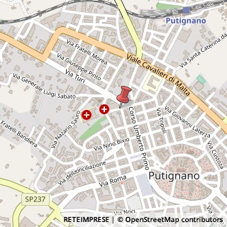 Mappa Piazza Principe di Piemonte, 10, 70017 Putignano, Bari (Puglia)