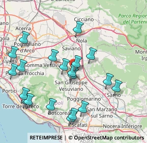 Mappa Via Ferrovie dello Stato, 80035 Ottaviano NA, Italia (9.302)