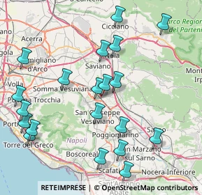 Mappa Via Ferrovie dello Stato, 80035 Ottaviano NA, Italia (9.8295)