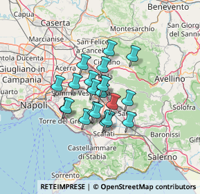 Mappa Via Nola Castellamare, 80035 Ottaviano NA, Italia (9.609)