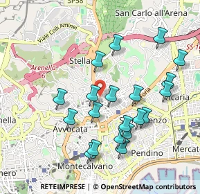 Mappa Vico S. Margherita a Fonseca, 80134 Napoli NA, Italia (1.0315)