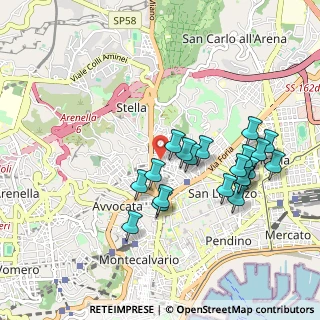Mappa Vico S. Margherita a Fonseca, 80134 Napoli NA, Italia (0.989)