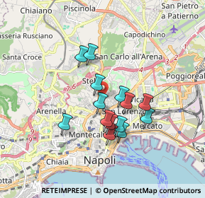 Mappa Vico S. Margherita a Fonseca, 80134 Napoli NA, Italia (1.46786)