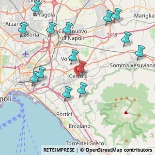 Mappa Viale Mazzei, 80040 Cercola NA, Italia (5.33643)