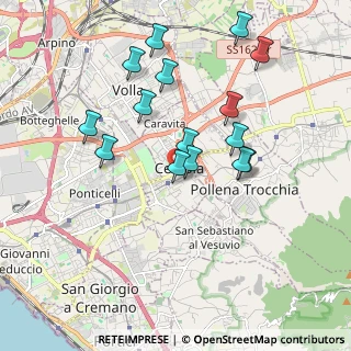 Mappa Viale Mazzei, 80040 Cercola NA, Italia (1.93733)