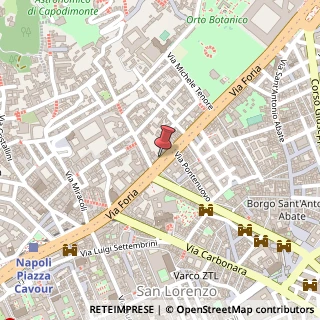 Mappa Via Foria, 131, 80135 Napoli, Napoli (Campania)