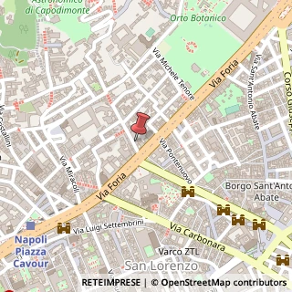 Mappa Via Giuseppe Piazzi, 59, 80137 Napoli, Napoli (Campania)