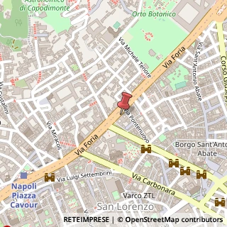 Mappa Via Foria, 116, 80137 Napoli, Napoli (Campania)