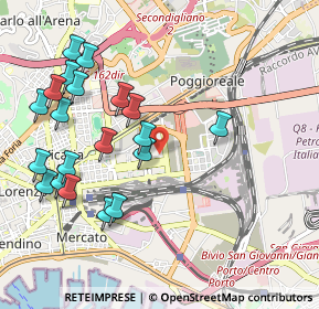 Mappa Via Domenico Aulisio, 80139 Napoli NA, Italia (1.1985)