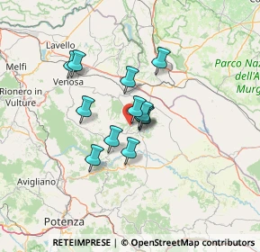 Mappa Zona Industriale Paip, 85010 Banzi PZ, Italia (9.88917)