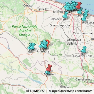 Mappa SS 96 km85.800 - uscita, 70022 Altamura BA, Italia (24.1435)