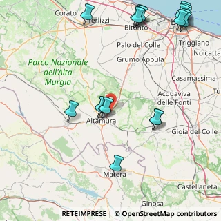 Mappa SS 96 km85.800 - uscita, 70022 Altamura BA, Italia (24.1415)