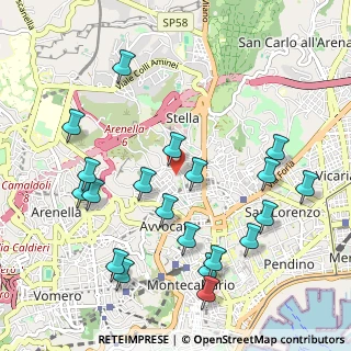 Mappa 80136 Napoli NA, Italia (1.2345)