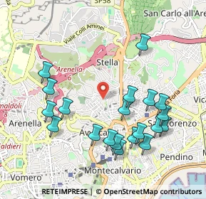 Mappa 80136 Napoli NA, Italia (1.123)