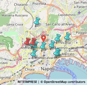 Mappa 80136 Napoli NA, Italia (1.51667)
