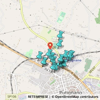 Mappa SP101, 70017 Putignano BA, Italia (0.414)