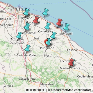 Mappa SP101, 70017 Putignano BA, Italia (18.46)