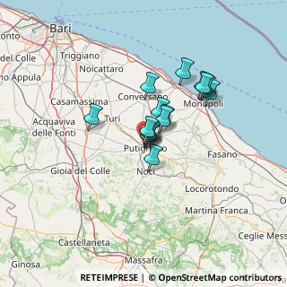 Mappa SP101, 70017 Putignano BA, Italia (9.04625)