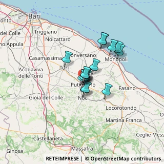 Mappa SP101, 70017 Putignano BA, Italia (8.63188)