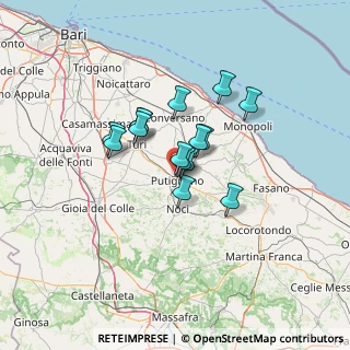 Mappa SP101, 70017 Putignano BA, Italia (9.53933)