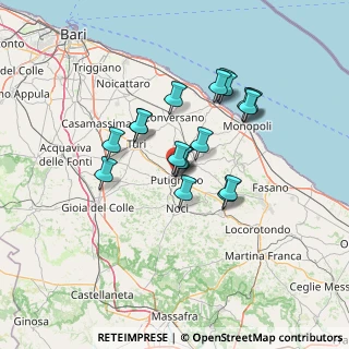 Mappa SP101, 70017 Putignano BA, Italia (11.77667)