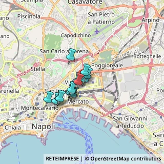 Mappa Via Pisa, 80143 Napoli NA, Italia (1.165)