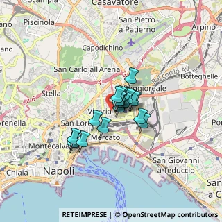 Mappa Via Pisa, 80143 Napoli NA, Italia (1.04263)