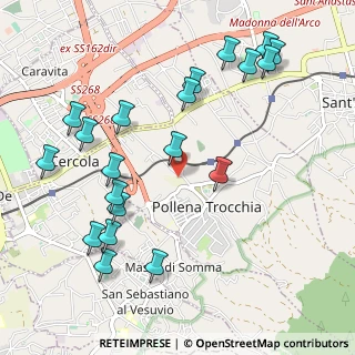 Mappa Via Dante Alighieri, 80040 Pollena Trocchia NA, Italia (1.2705)