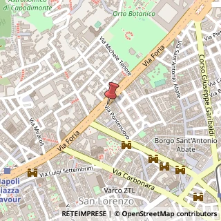 Mappa Via Foria, 128, 80137 Napoli, Napoli (Campania)